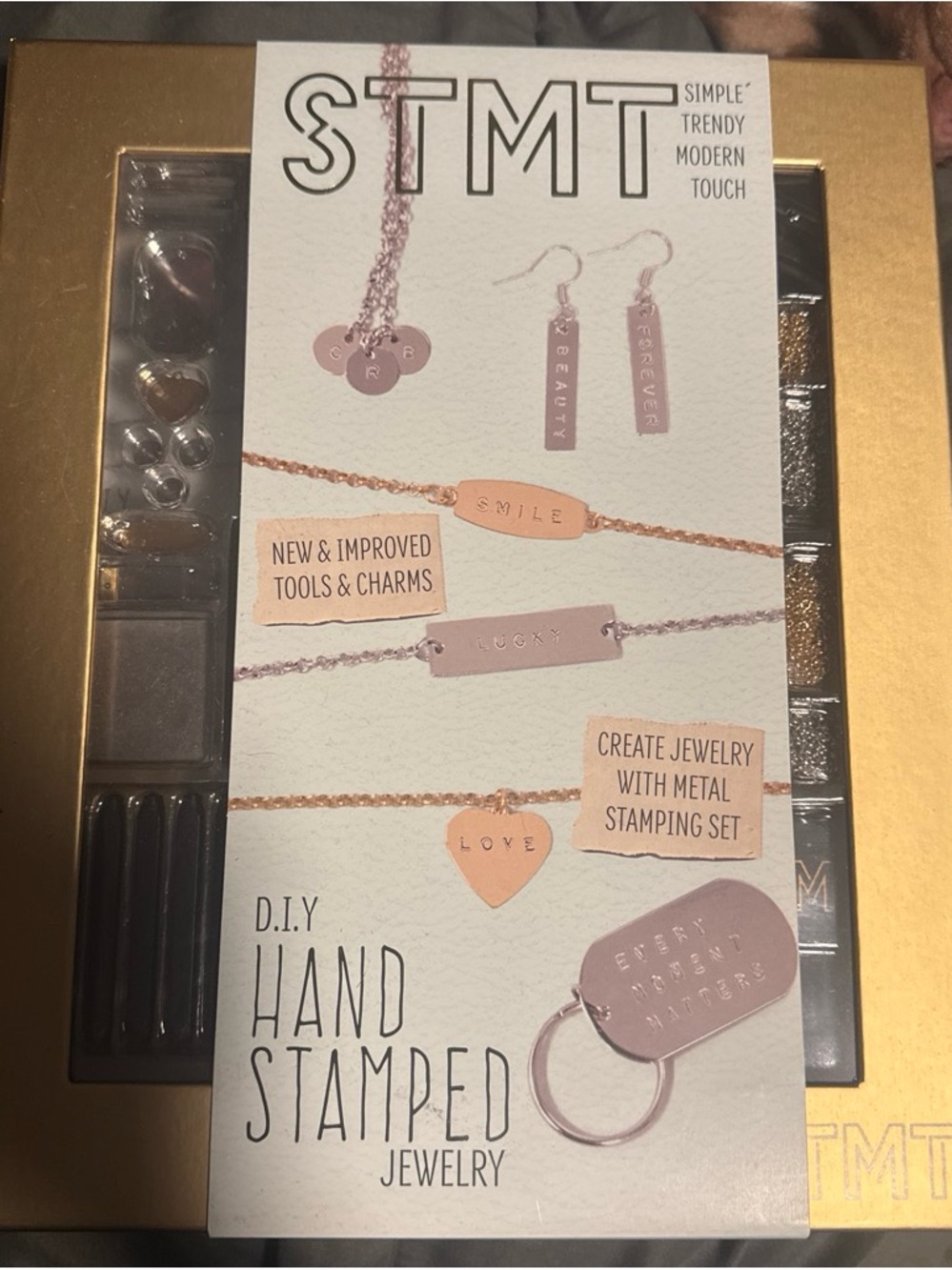 Target STMT DIY Hand Stamped Jewelry Kit - Rose Gold Pink